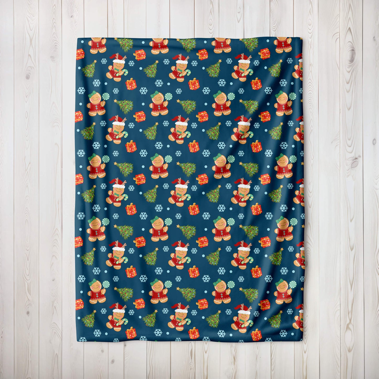 Christmas Blanket - Christmas Gingerbread