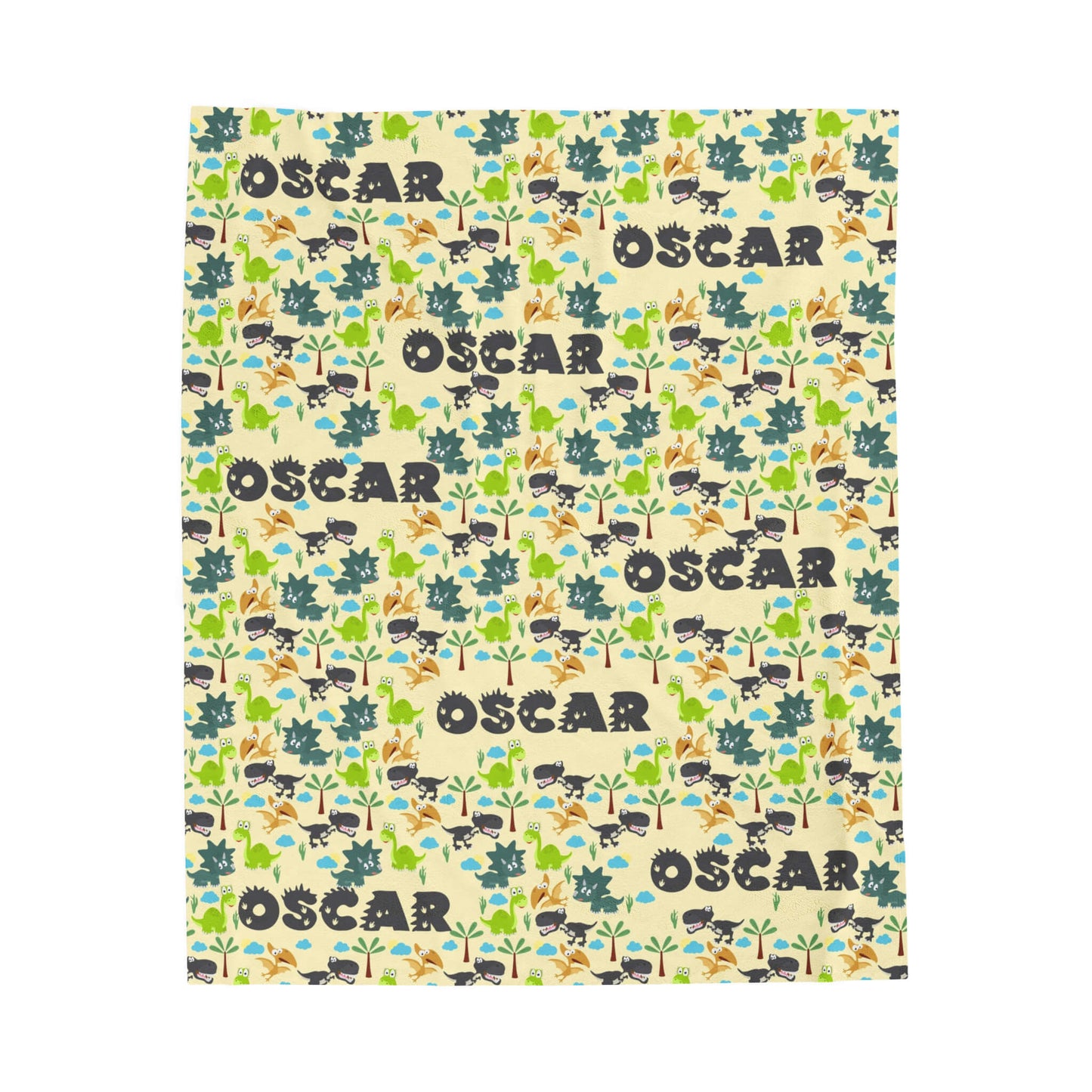 Personalized Baby Blanket - Little Dino
