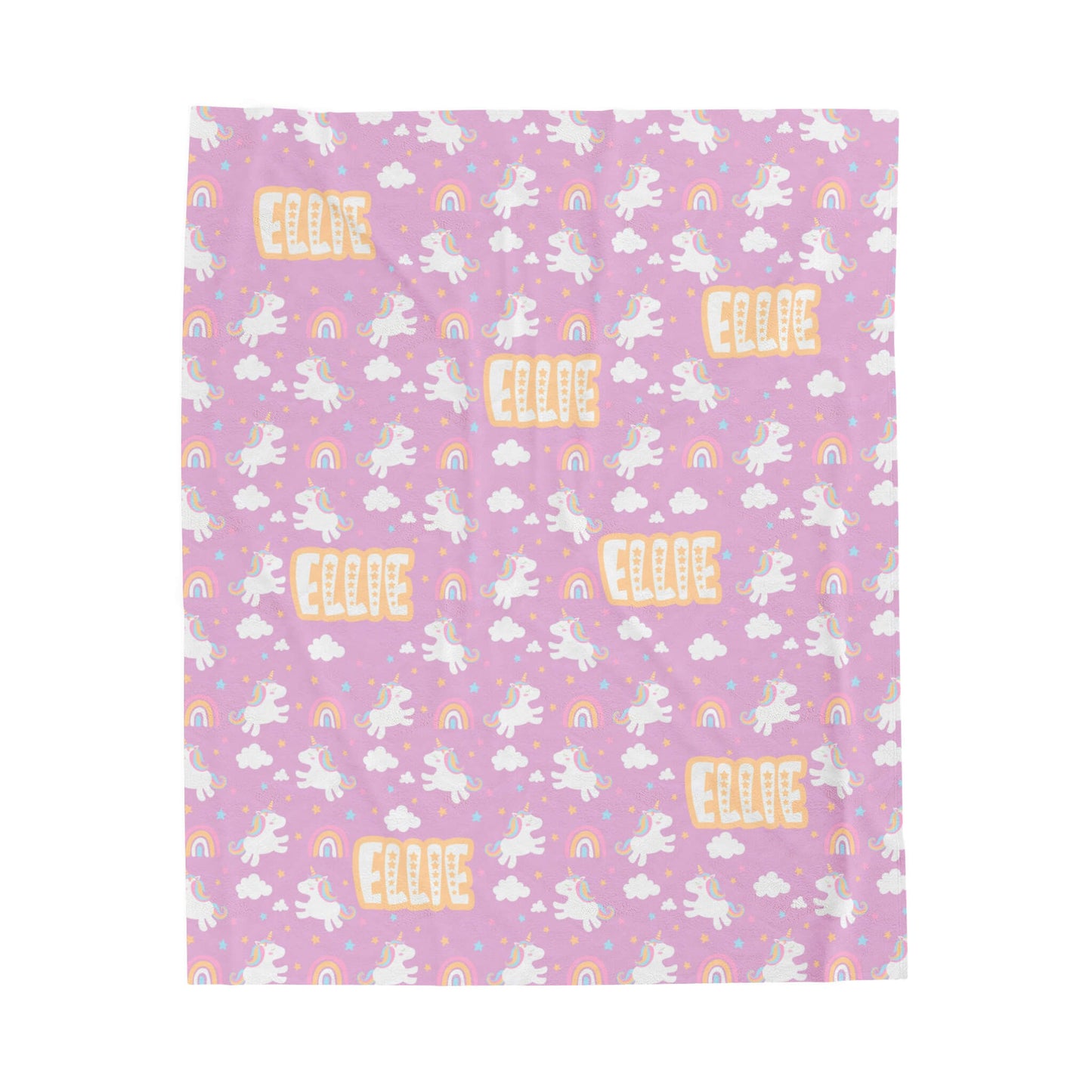 Personalized Baby Blanket - Unicorn Star