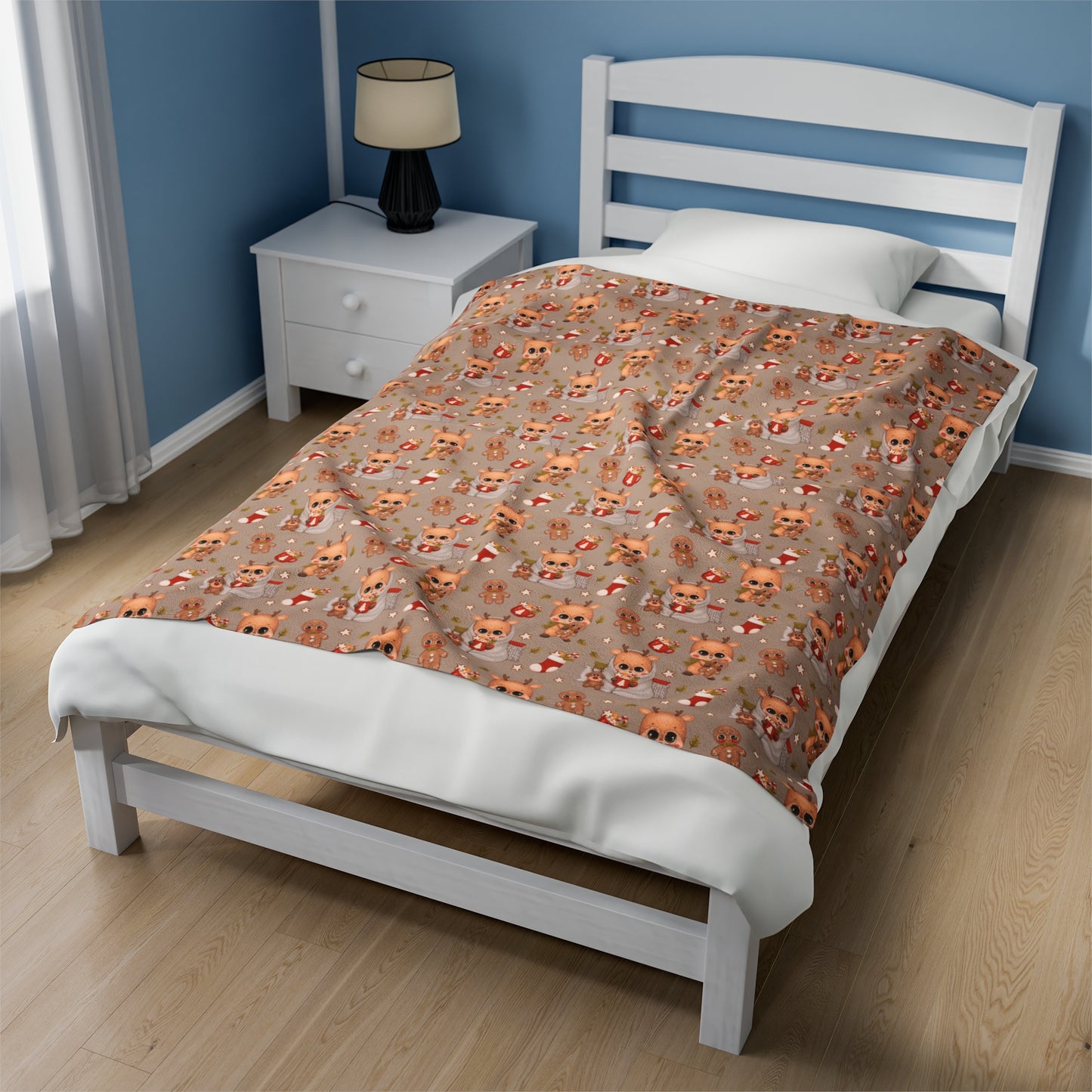Christmas Blanket - Cute Reindeer
