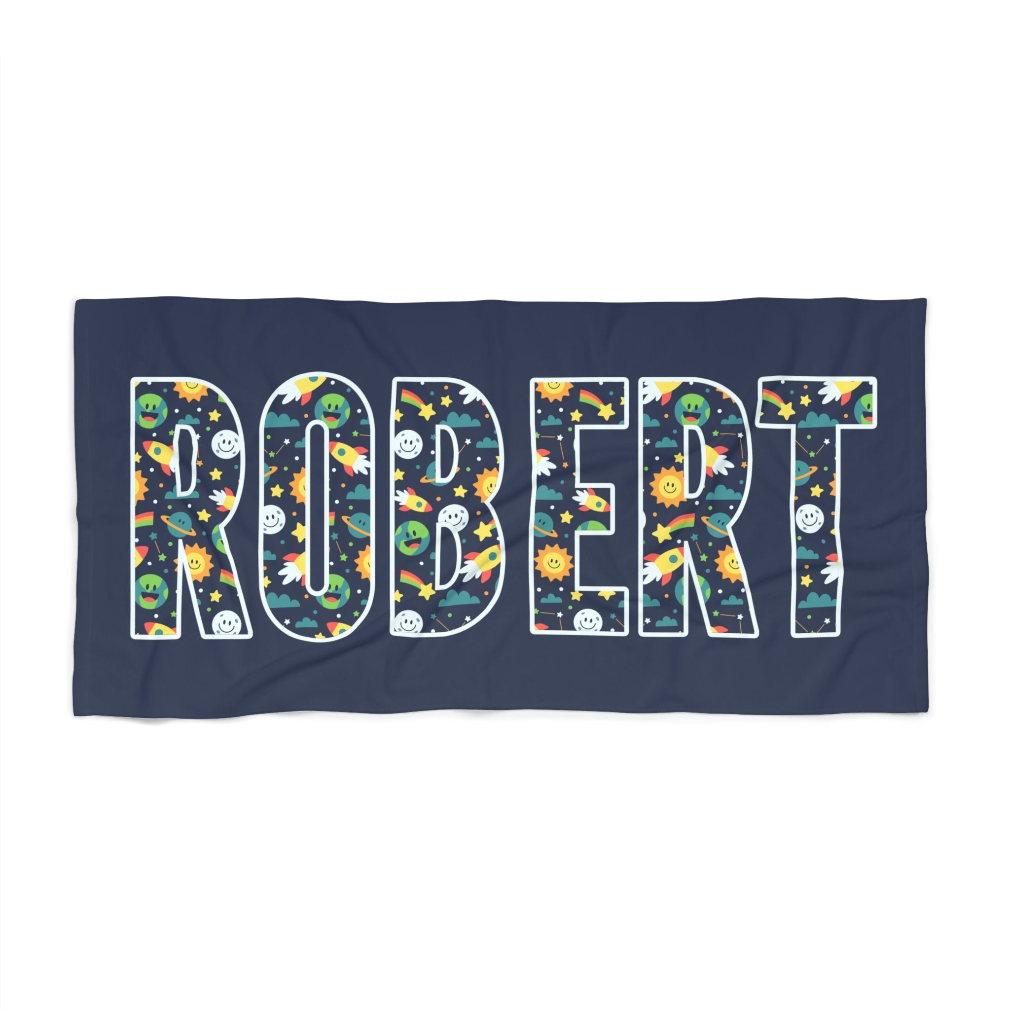 Personalized Beach Towel - Mysterious Space