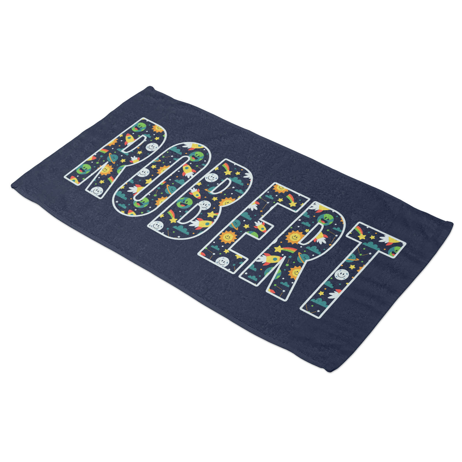 Personalized Beach Towel - Mysterious Space