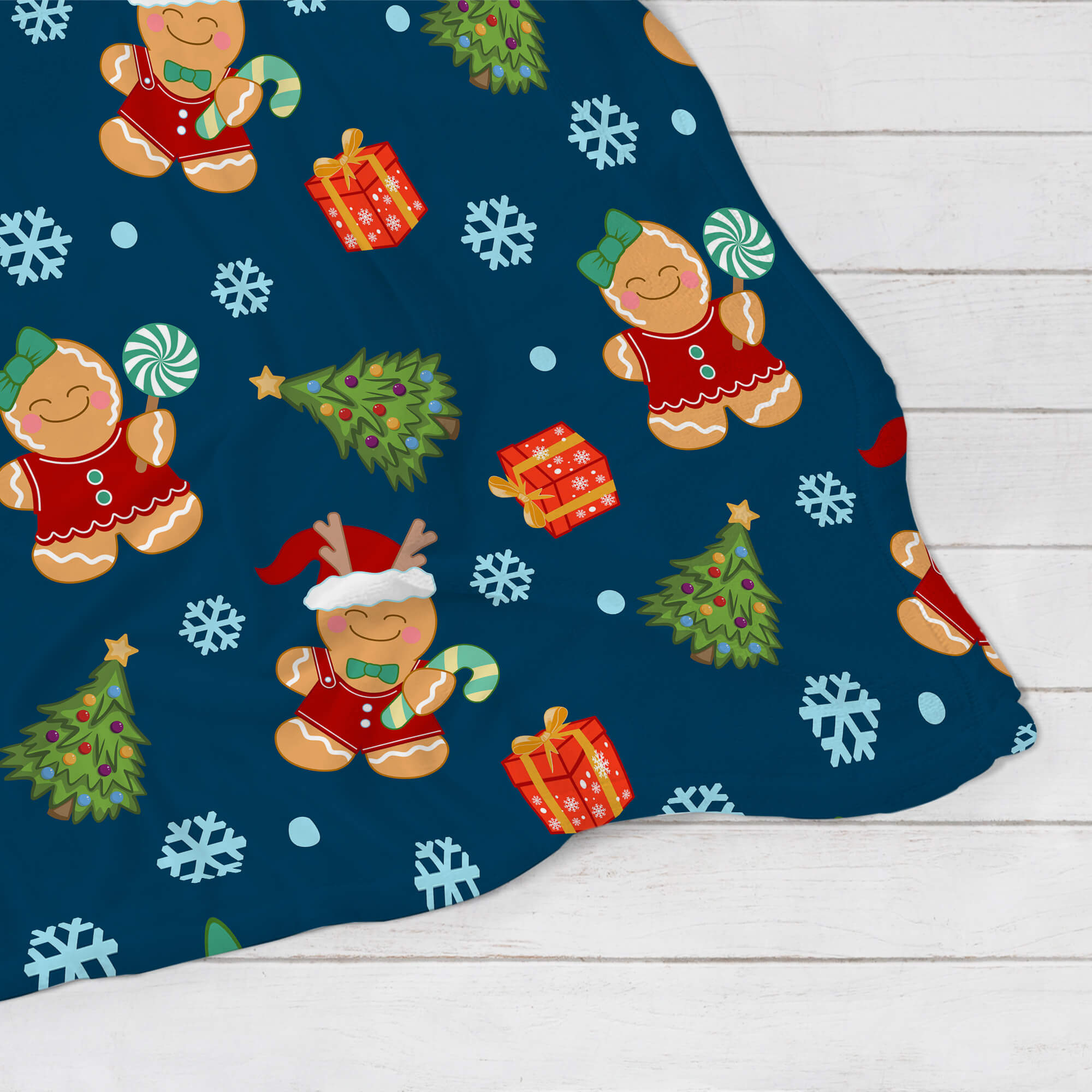 Christmas Blanket - Christmas Gingerbread