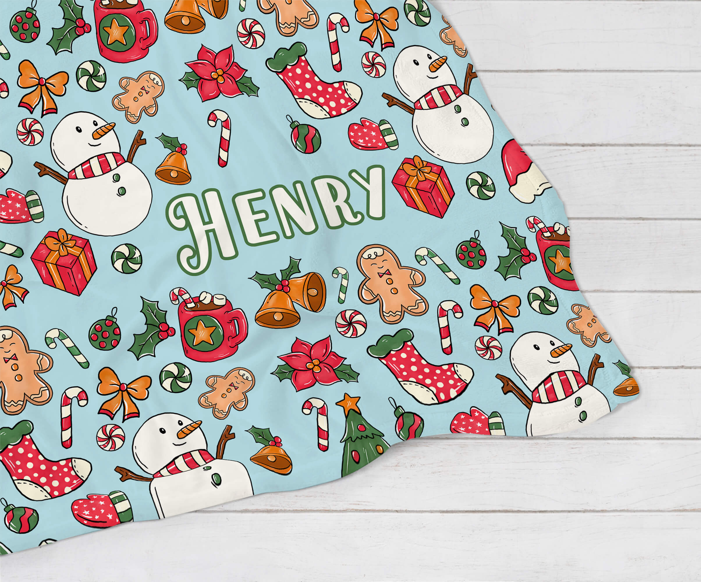 Personalized Christmas Blanket - Christmas Story