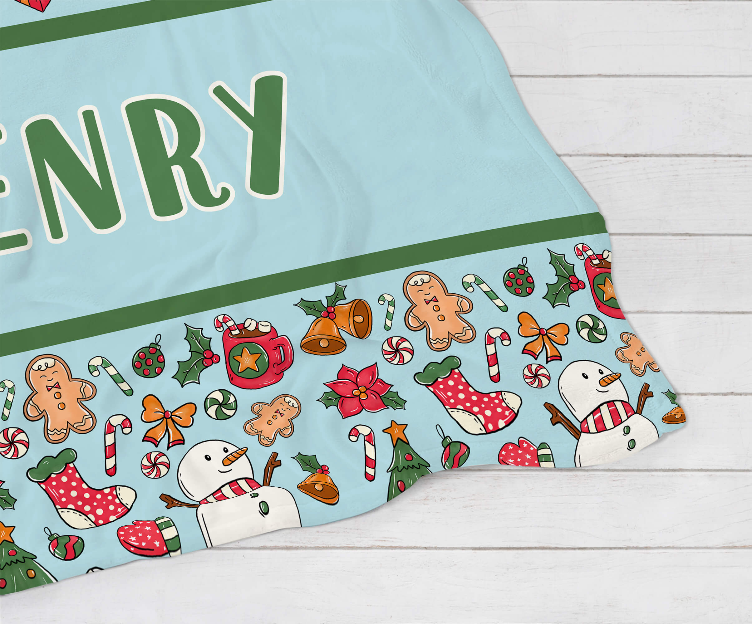 Personalized Christmas Blanket - Christmas Story