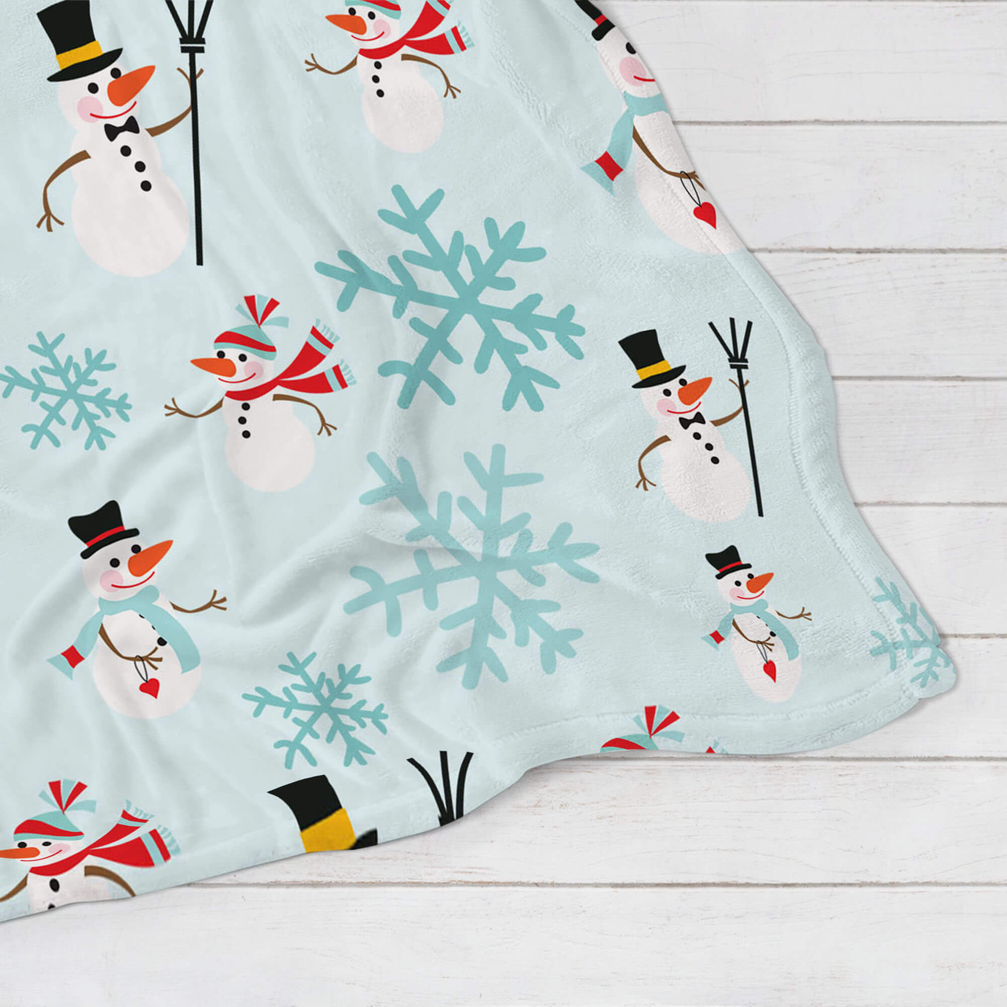 Christmas Blanket - Funny Snowmen