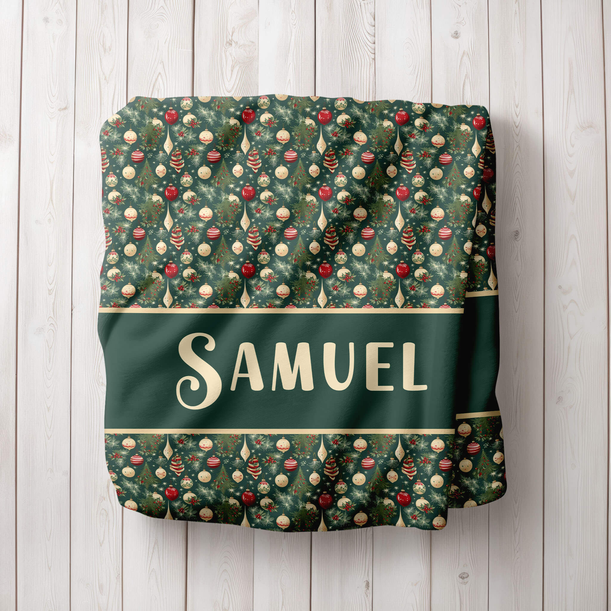 Personalized Christmas Blanket - New Year Mood