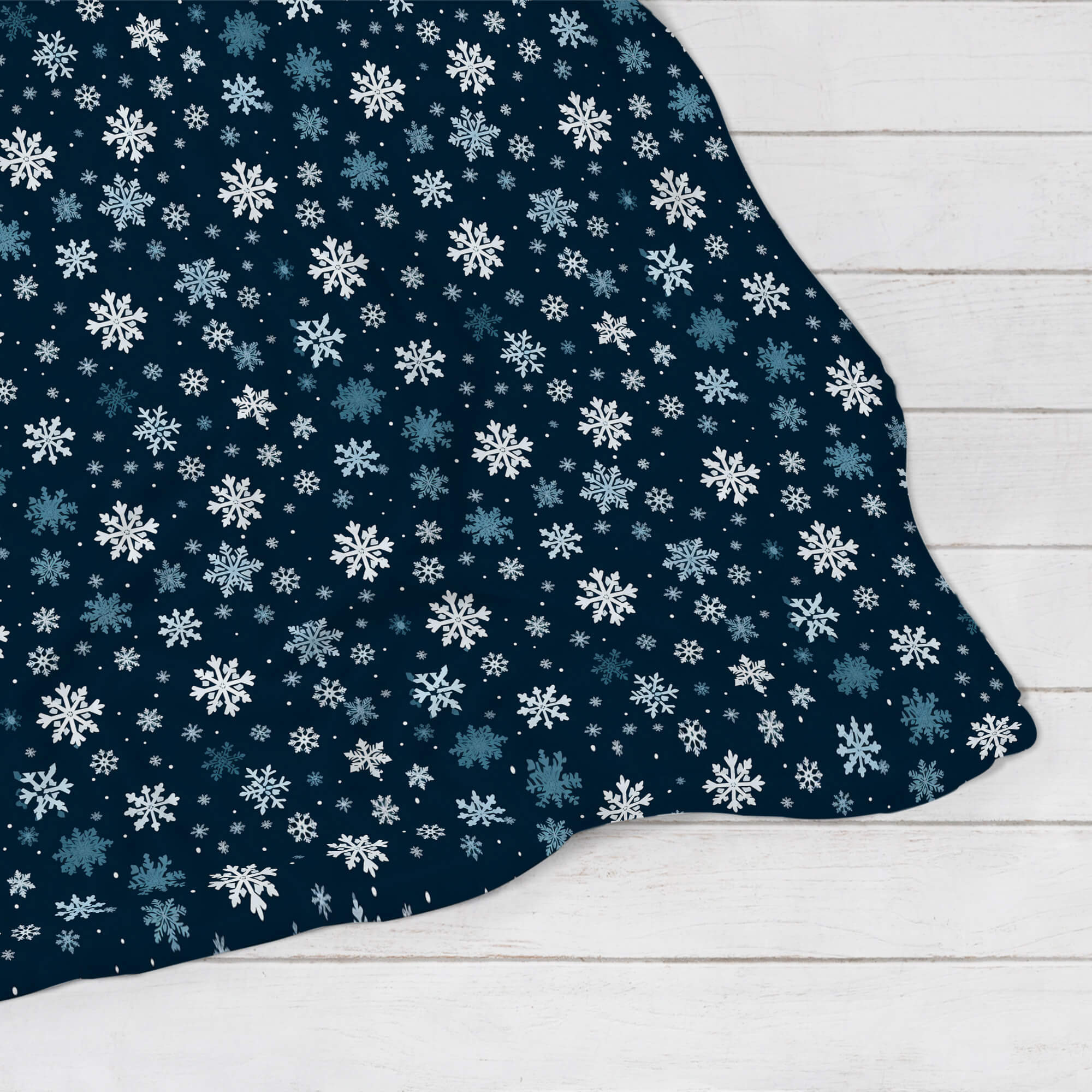 Christmas Blanket - Shining Snowflakes