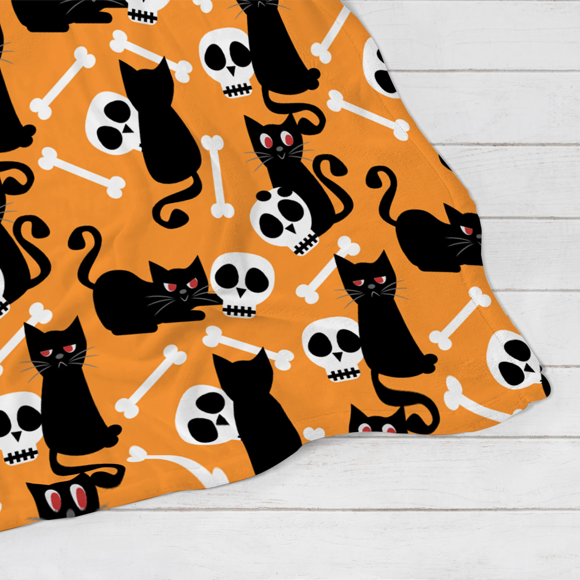 Halloween Blanket - Black Cats