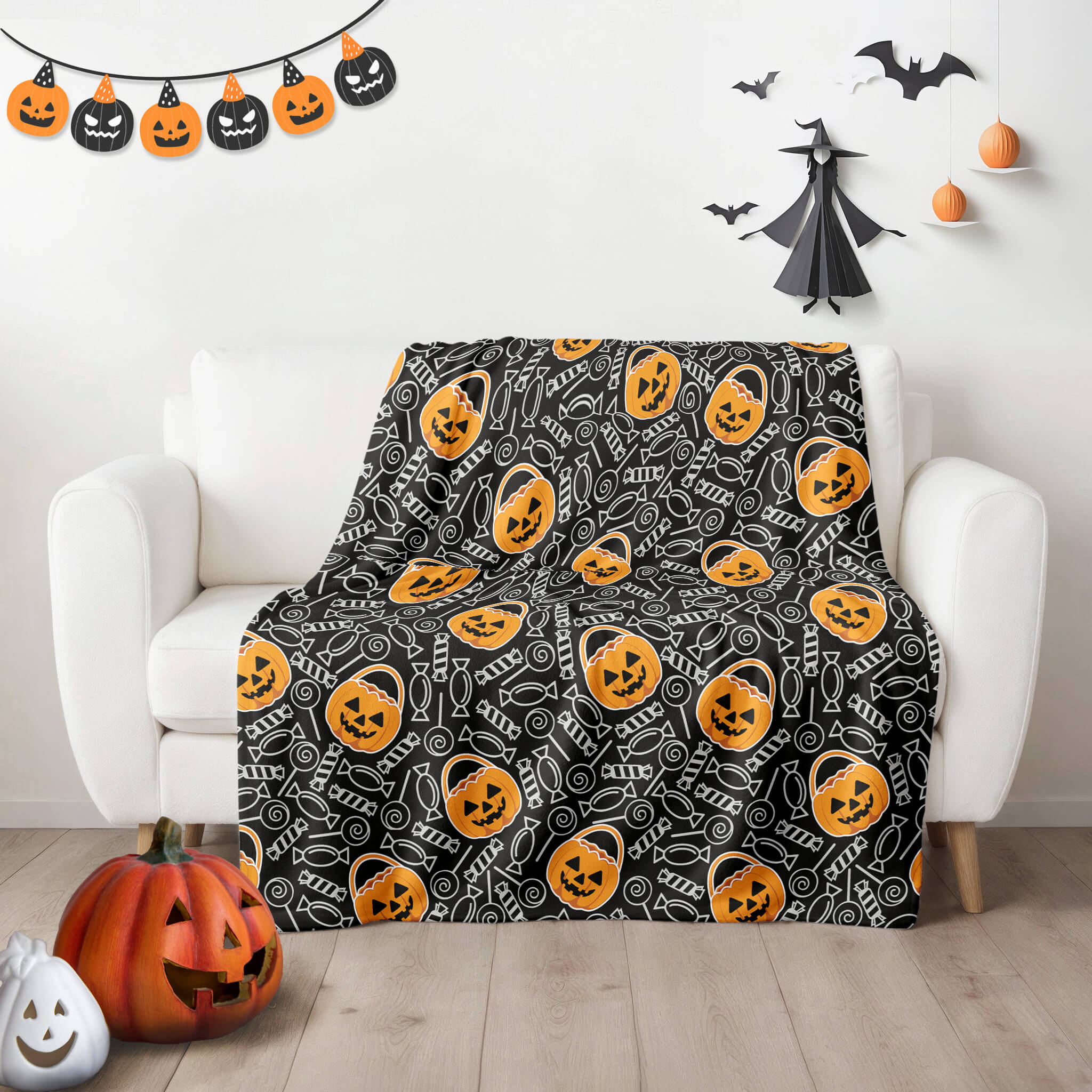 Halloween Blanket - Candy Halloween