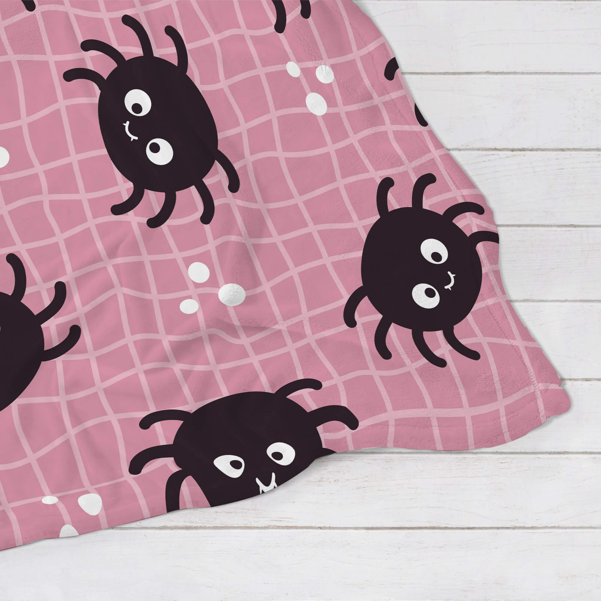 Halloween Blanket - Cute Spiders