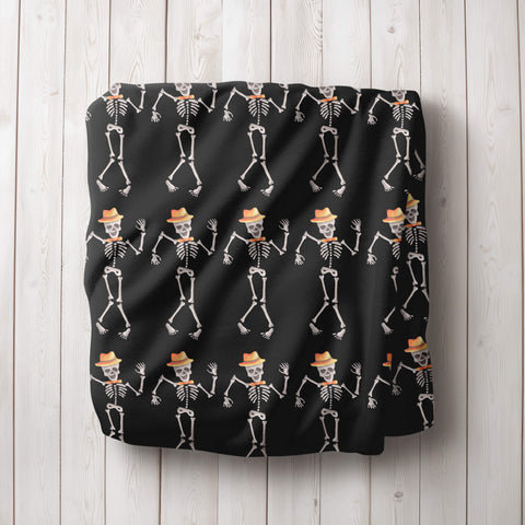 Halloween Blanket - Dancing Skeleton