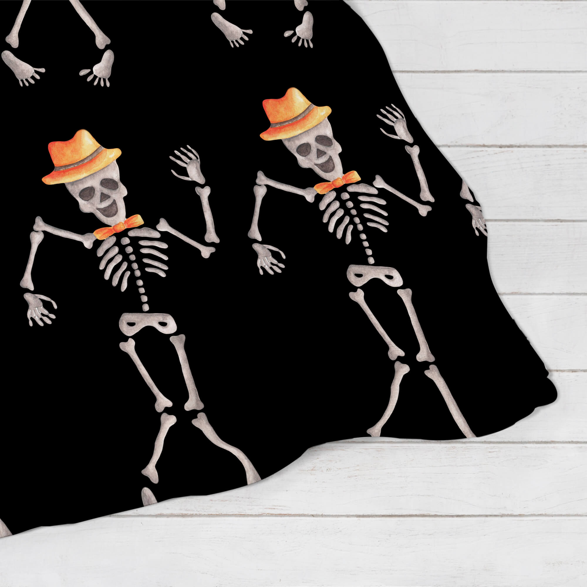 Halloween Blanket - Dancing Skeleton