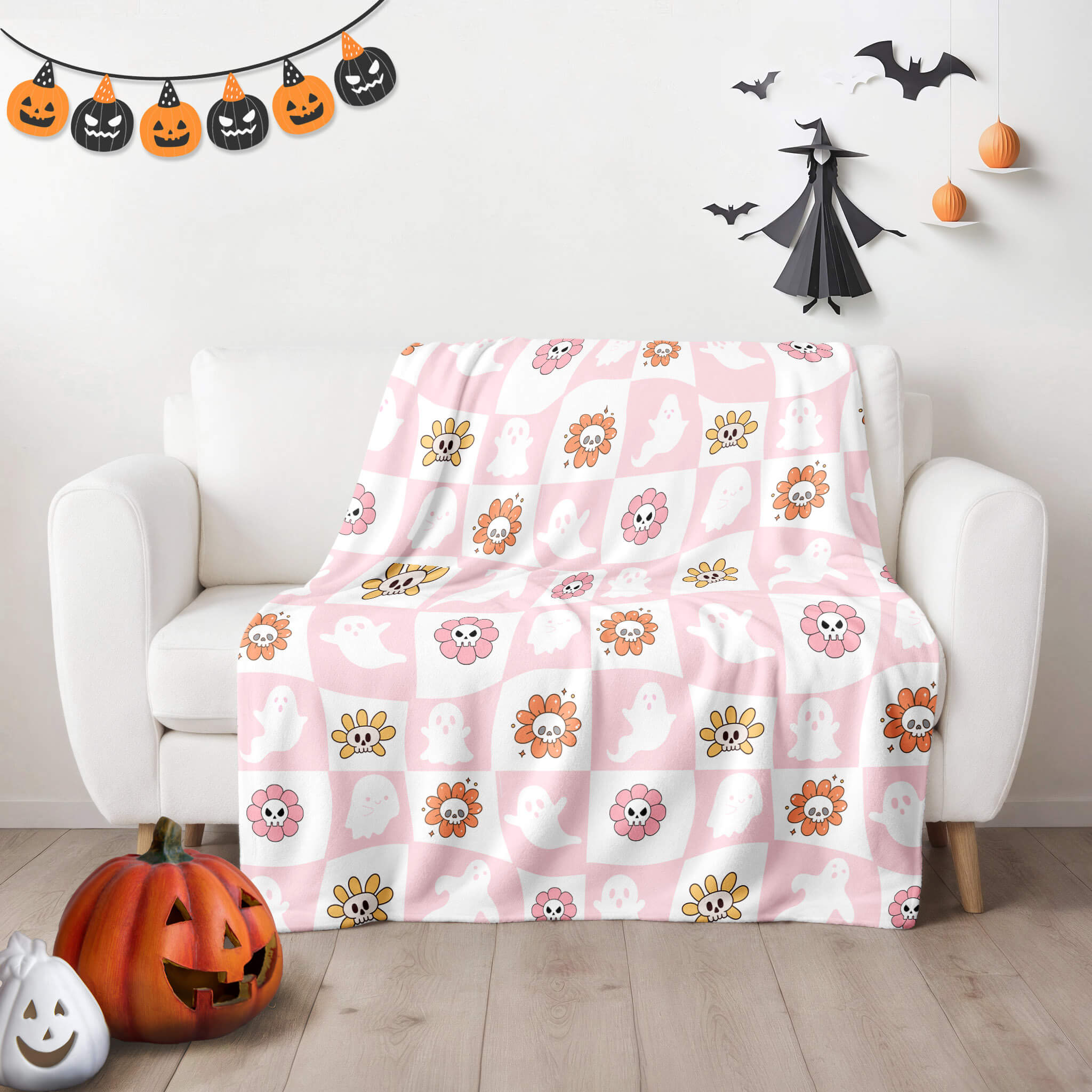 Cute Little Monster sale Minky Blanket - 50