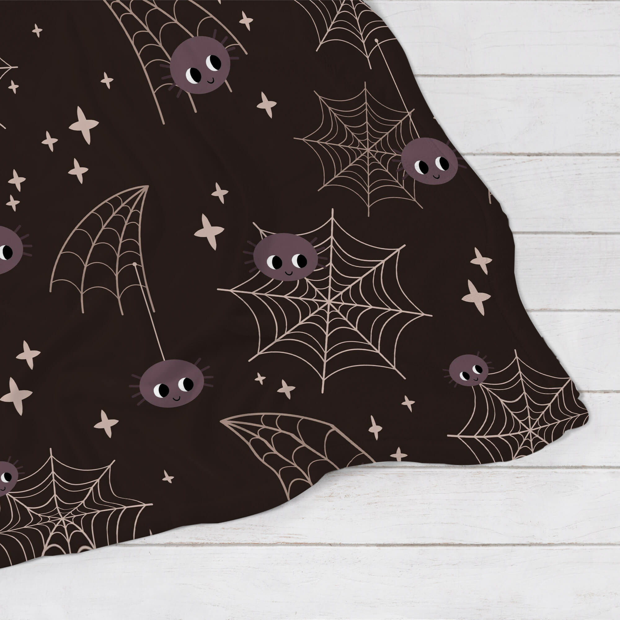 Halloween Blanket - Night Spiders