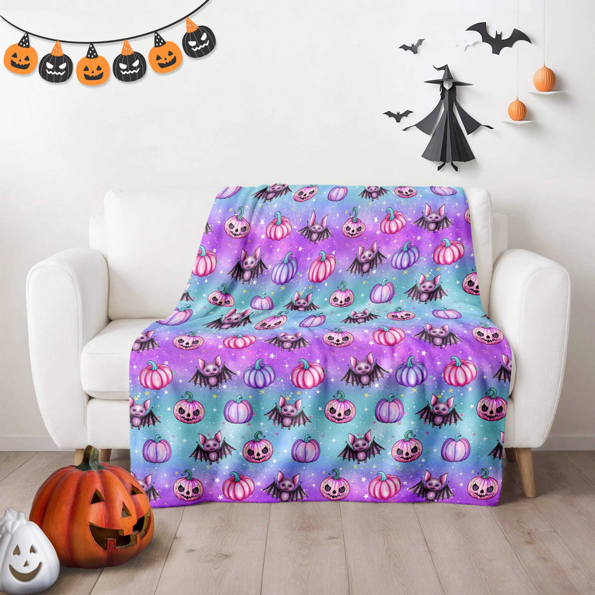 Cute Little Monster Minky Blanket - 50