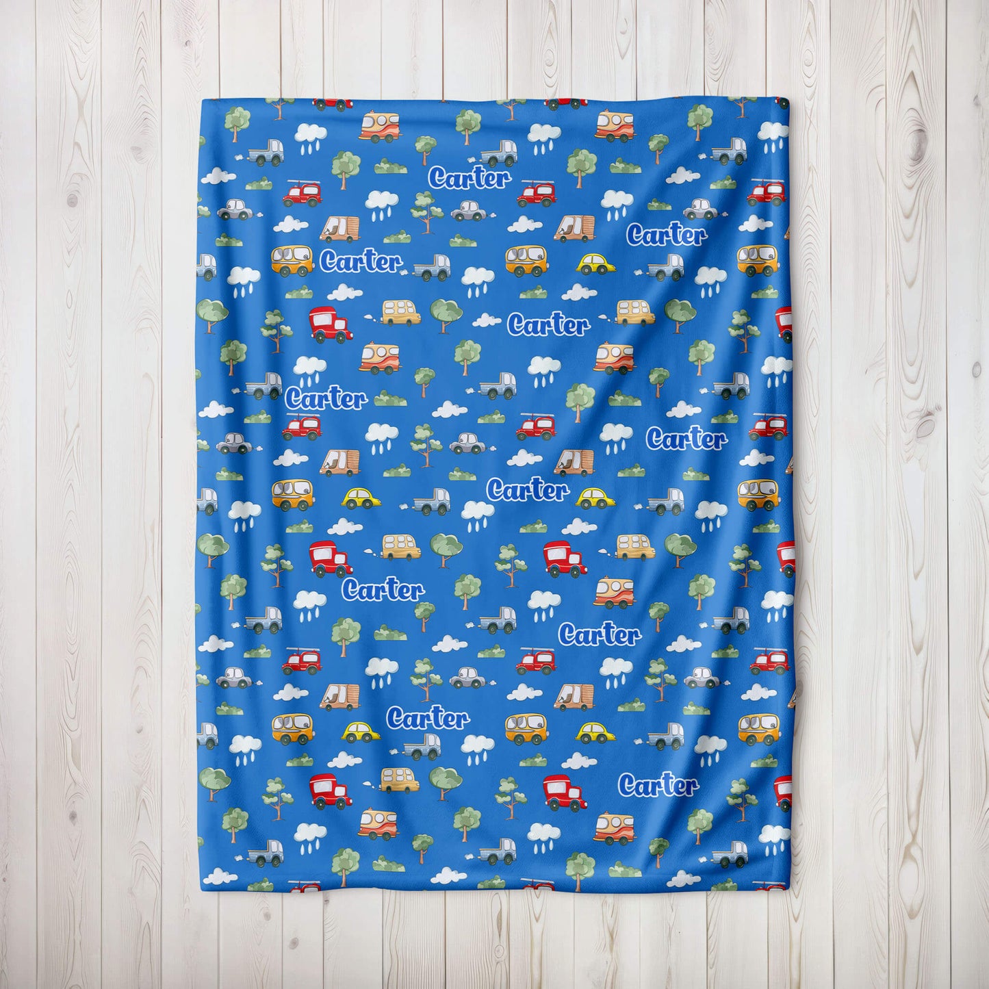 Personalized Name Blanket - Happy Village