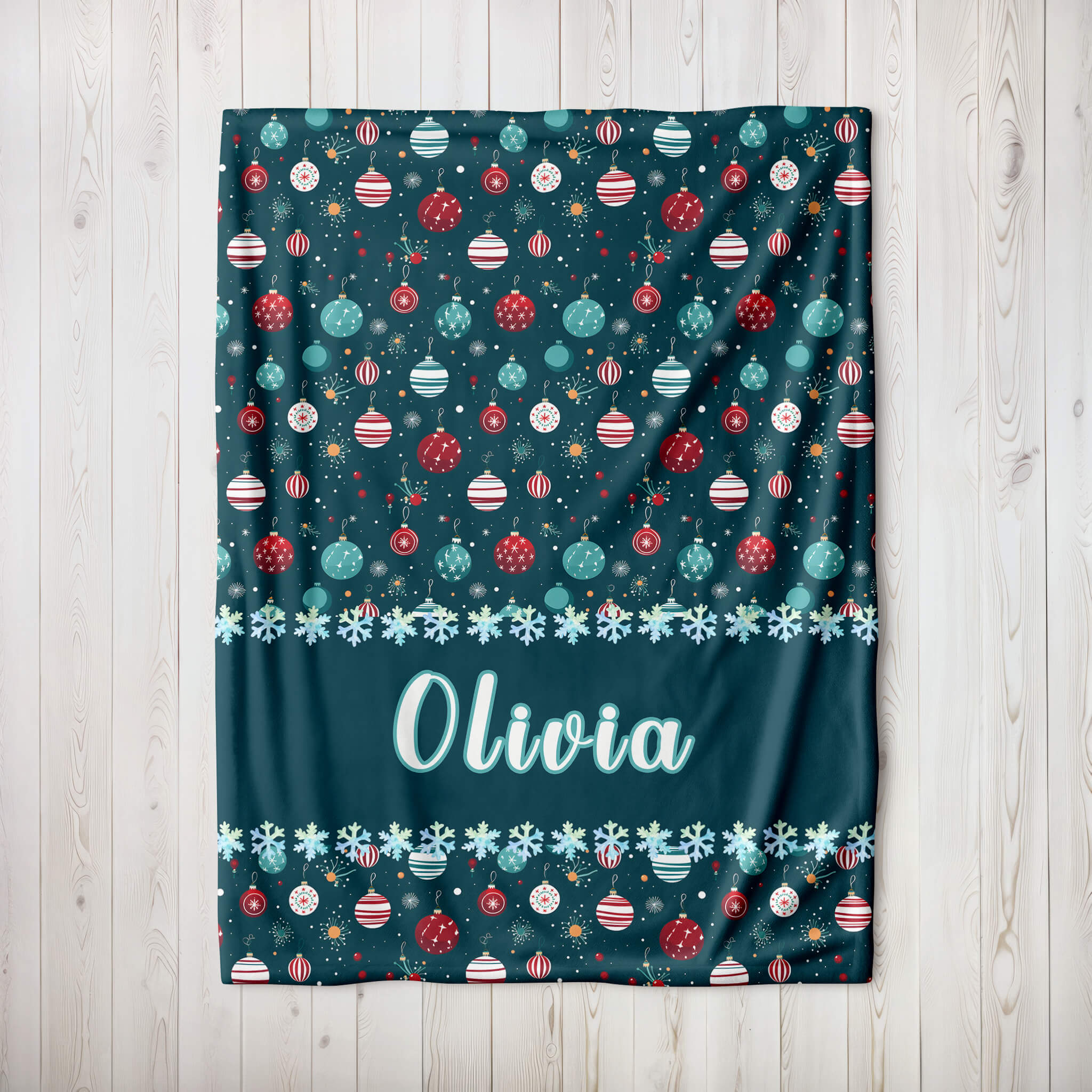 Personalized Christmas Blanket - Christmas Decorations