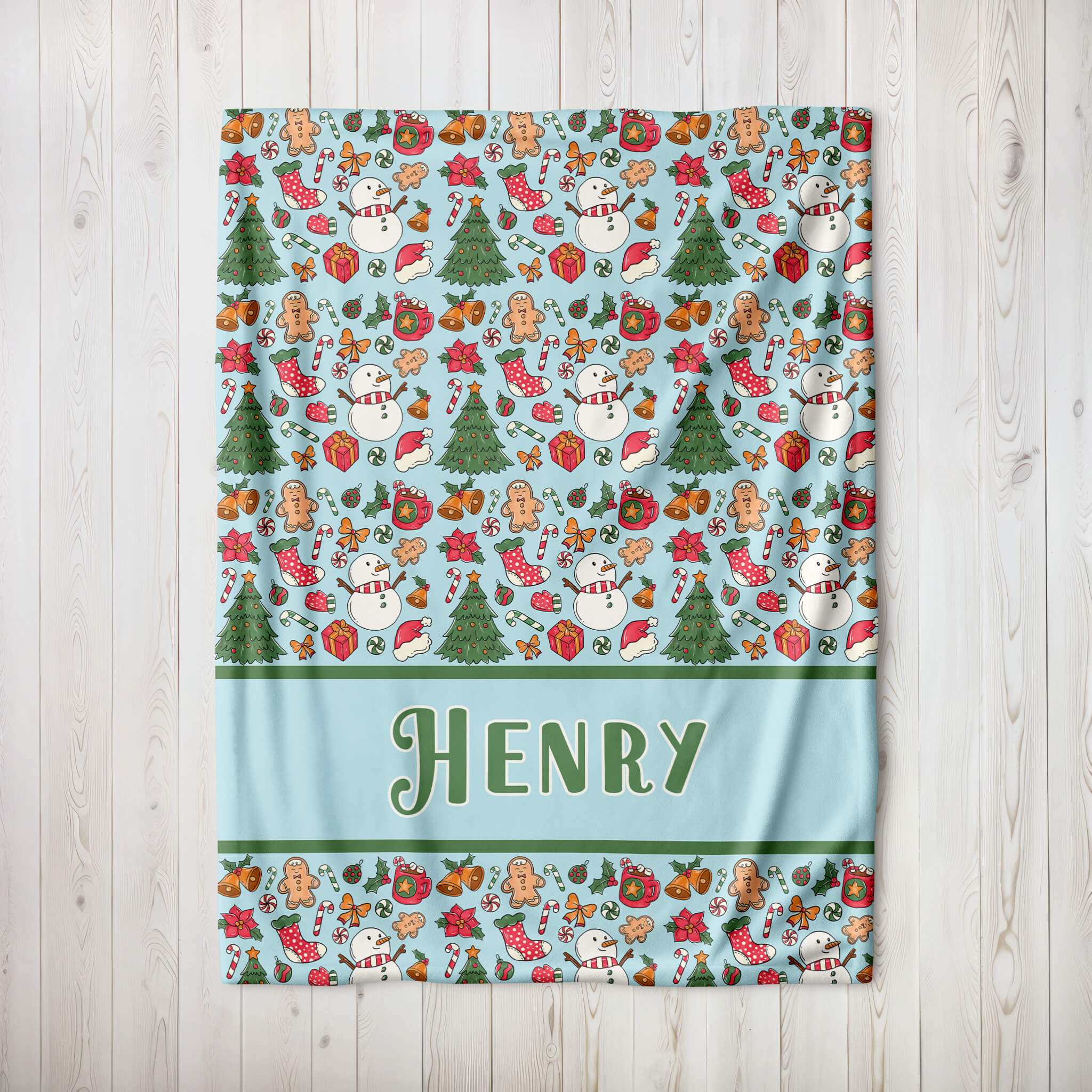 Personalized Christmas Blanket - Christmas Story