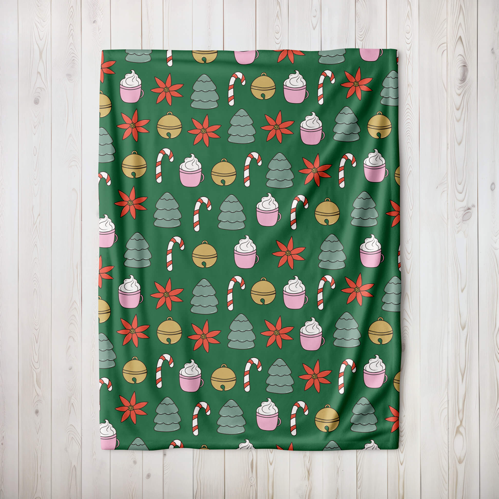 Christmas Blanket - Holiday Mood - Green