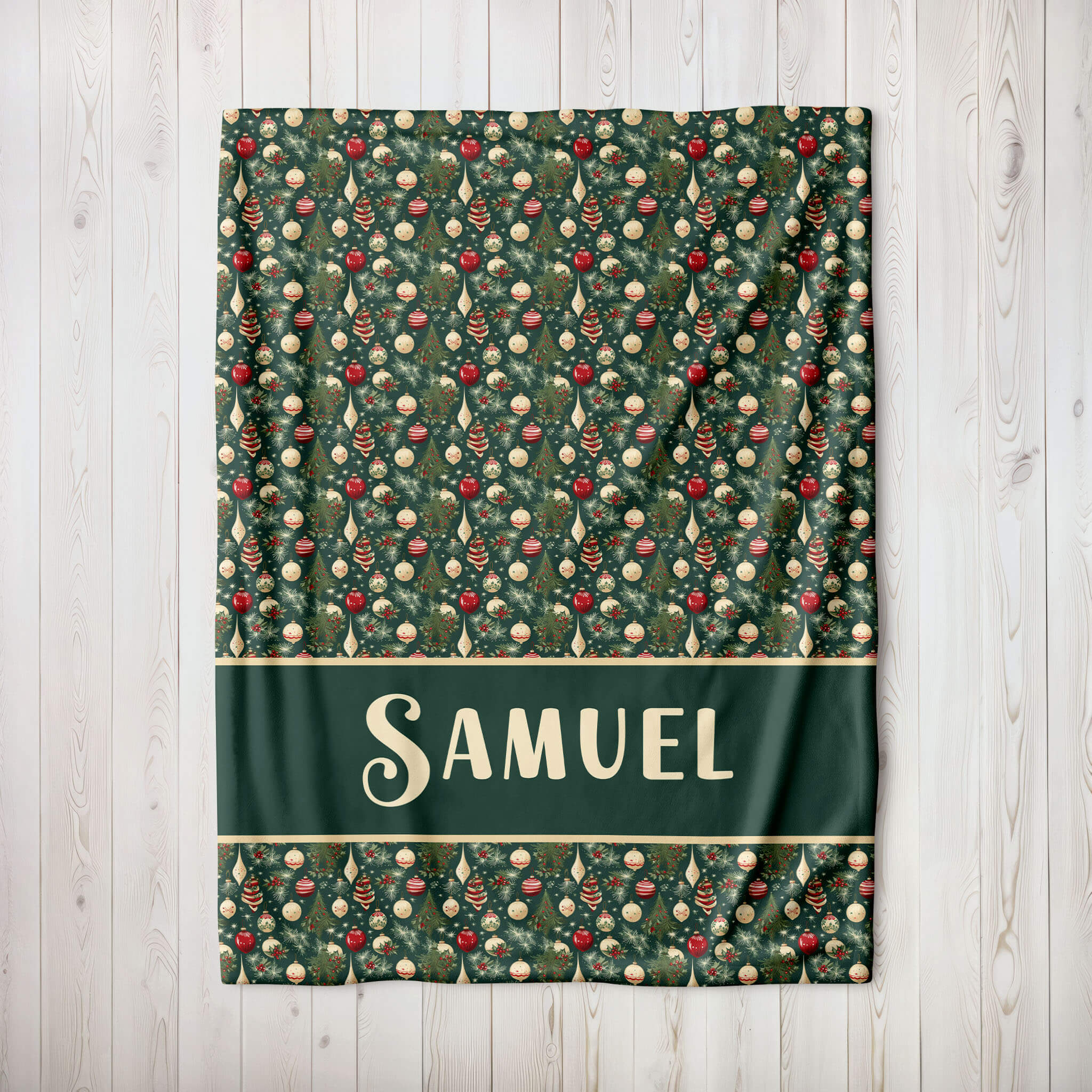 Personalized Christmas Blanket - New Year Mood