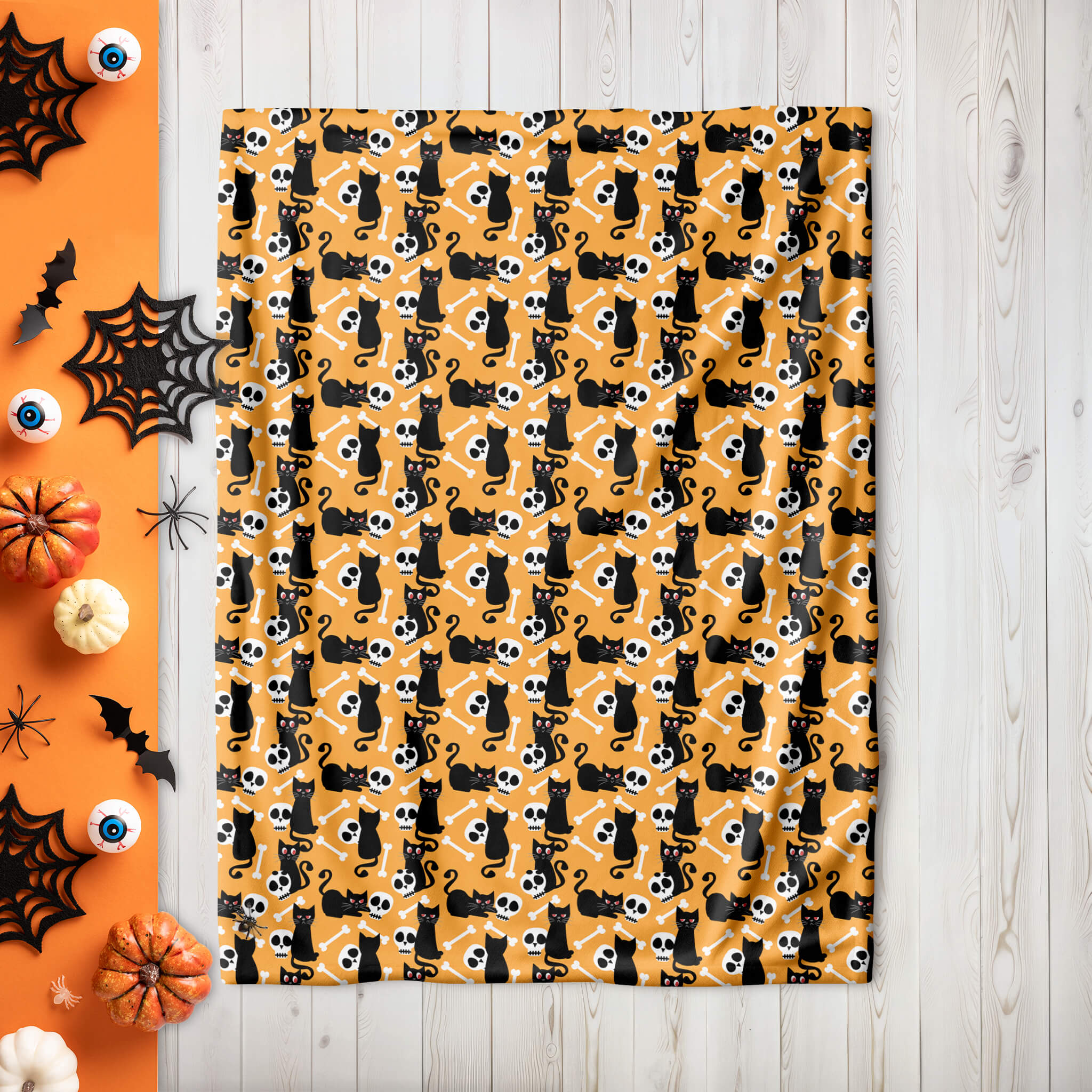 Halloween Blanket - Black Cats