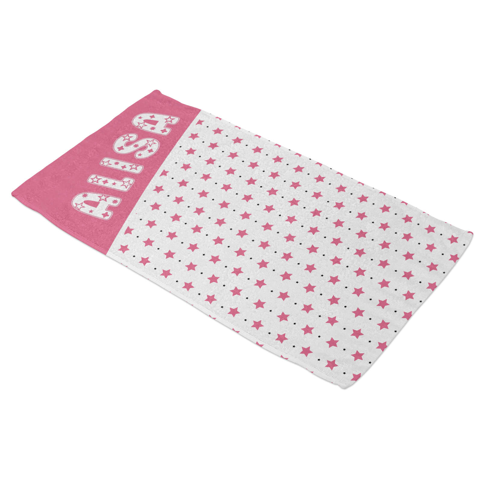 Personalized Beach Towel - Coral Stars