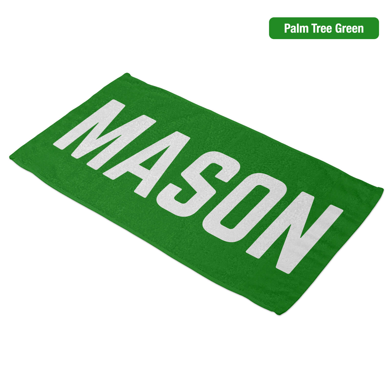 Personalized Beach Towel - Big Name