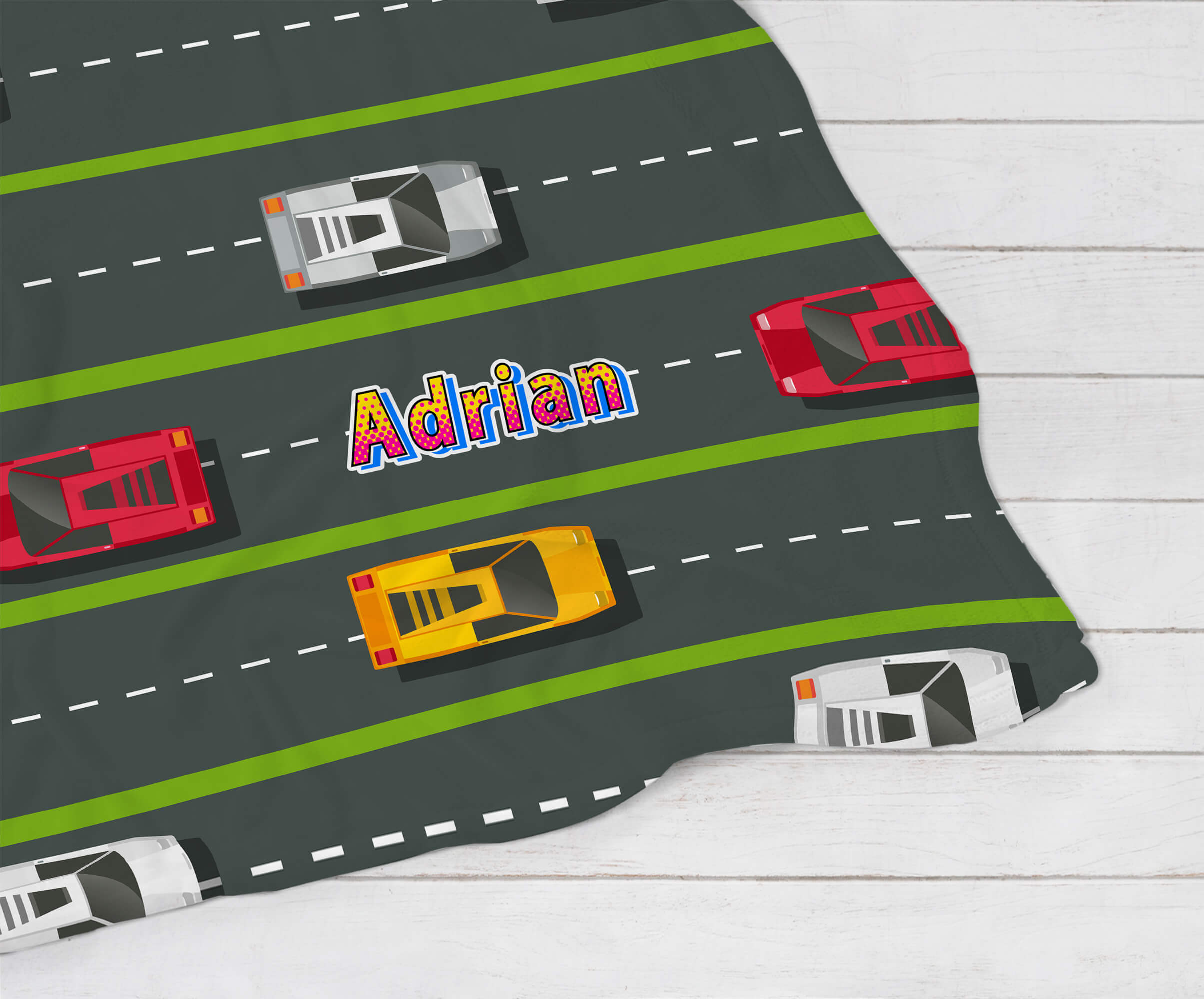 Personalized Name Blanket - Turbo Road