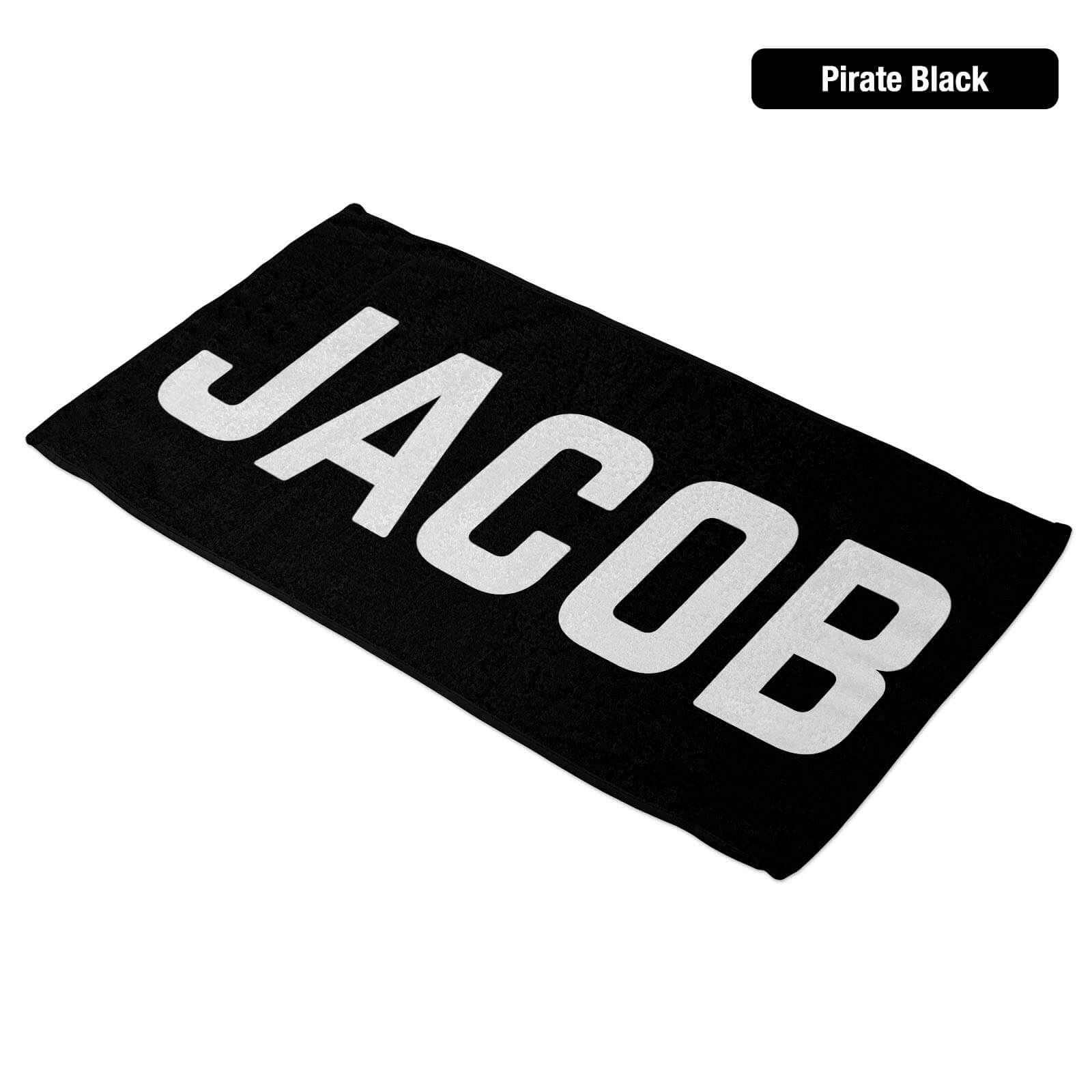 Personalized Beach Towel - Big Name