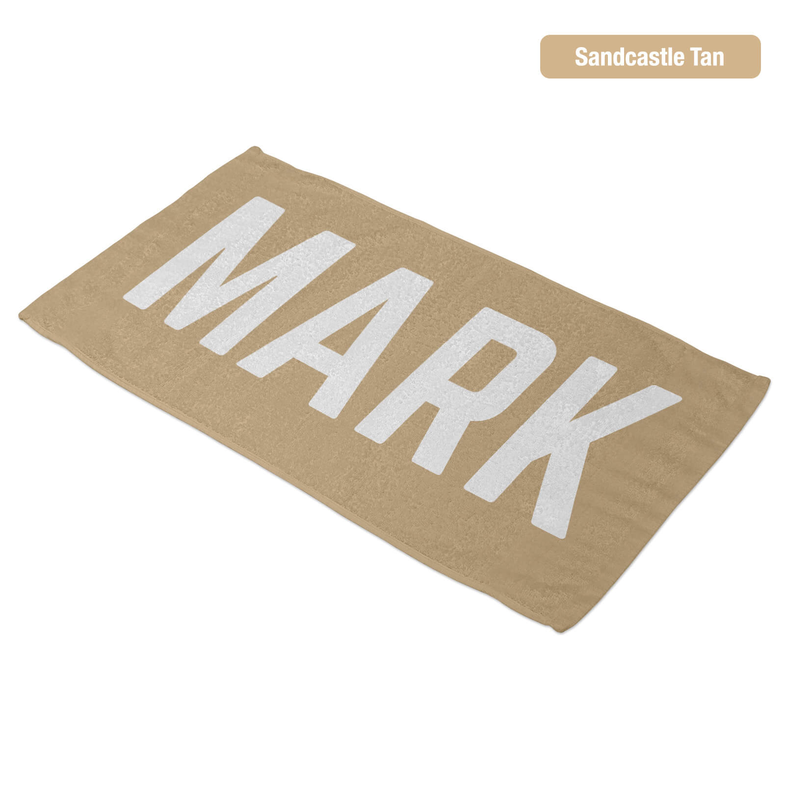 Personalized Beach Towel - Big Name