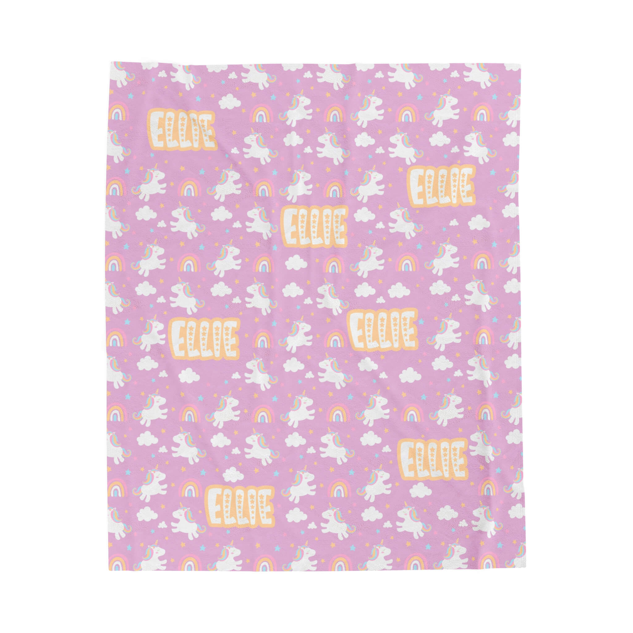 Personalized Baby Blanket - Unicorn Star